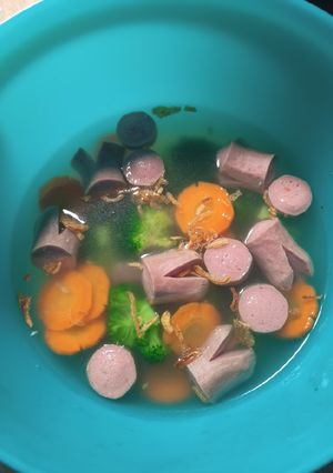 Foto resep Sop sosis brokoli