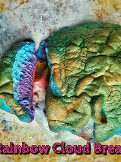 Foto resep Rainbow Cloud Bread
