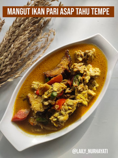 Foto resep Mangut Ikan Pari Asap Tahu Tempe