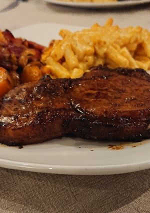 A picture of Honey Soy Pork Steaks.
