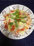 Pescado saltado con Vegetales!