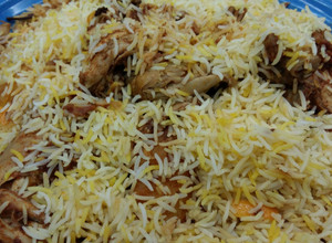 صورة لوصفة طريقة عمل الرز الكابلي بالدجاج