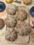 🎃Pain bun citrouille halloween (sans gluten)