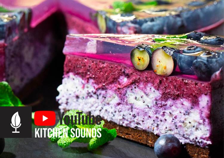 Blueberry Cheesecake 🫐 | Cheesecake Without Baking Blueberry Cheesecake 🫐 | Cheesecake Without Baking