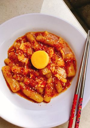 Foto resep Toppoki / tteokbokki Tepung Ketan