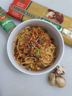 Foto resep Spagheti kimchi ala fe
