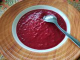 Sup krim buah Bit atau Root beet Cream Soup