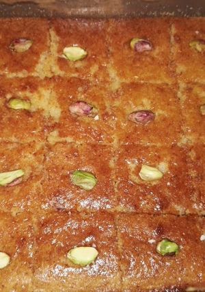 صورة لوصفة بسبوسة طازج من يدي 🍰