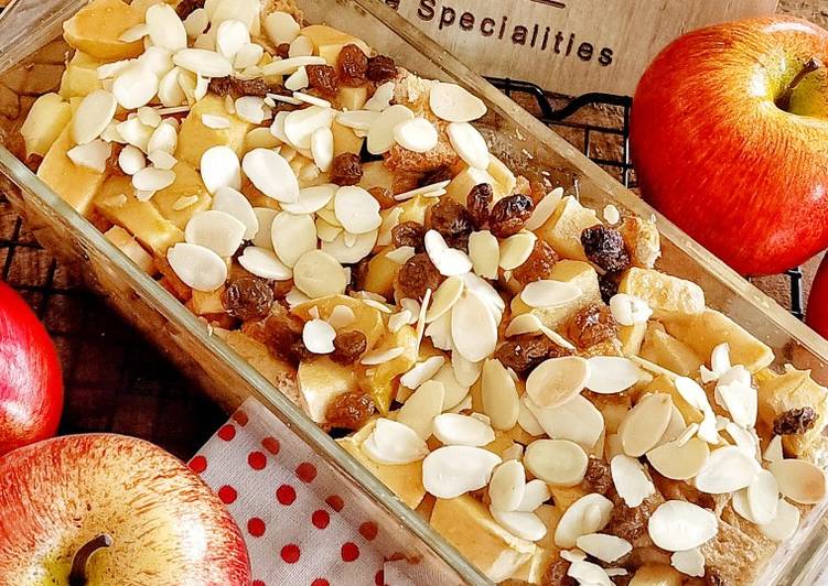 Bahan Apple Bread Pudding | Cara Membuat Apple Bread Pudding Yang Paling Enak