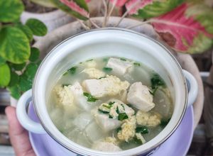 Foto resep 485 - Sup Tahu Lobak Telur (17-CPApron2026)