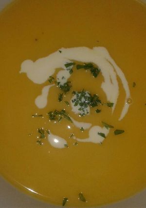 A picture of Vegetable puree soup.
