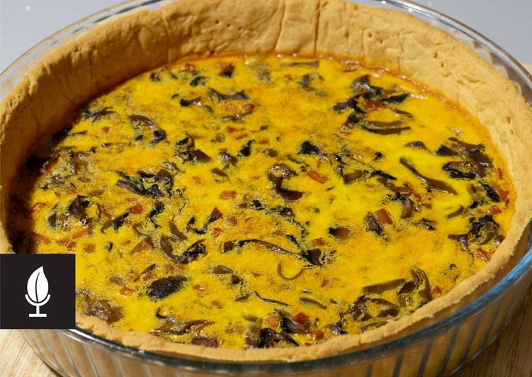 Simple Way to Prepare Quick Crispy Mushroom quiche recipe💛