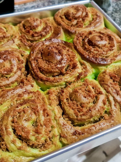 Foto resep Pandan klepon bread