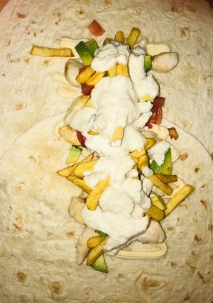 Une photo de Tacos poulet avocat 🥑