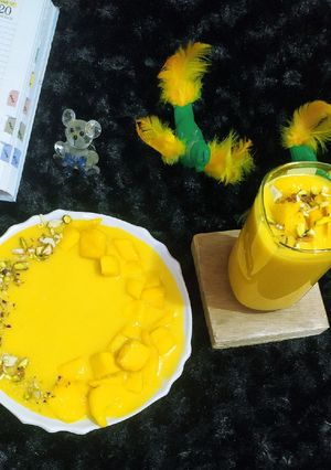 आम रस(aam ras recipe in hindi) रेसिपी मुख्य फोटो