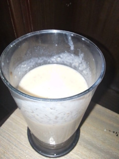 A picture of Nutty Banana Smoothie 🧋🧋🧋.