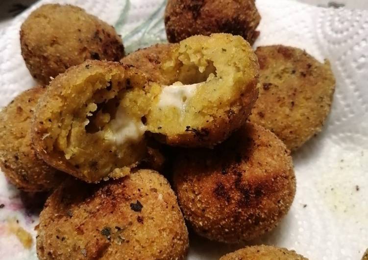 Polpette di zucca filanti