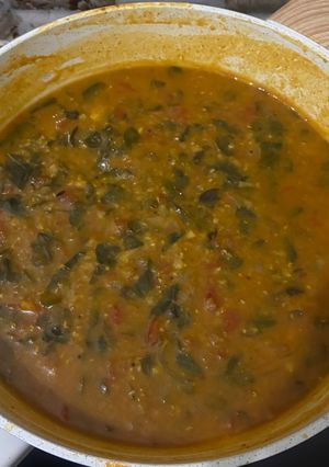 A picture of Drumstick Leaves Dal Curry.