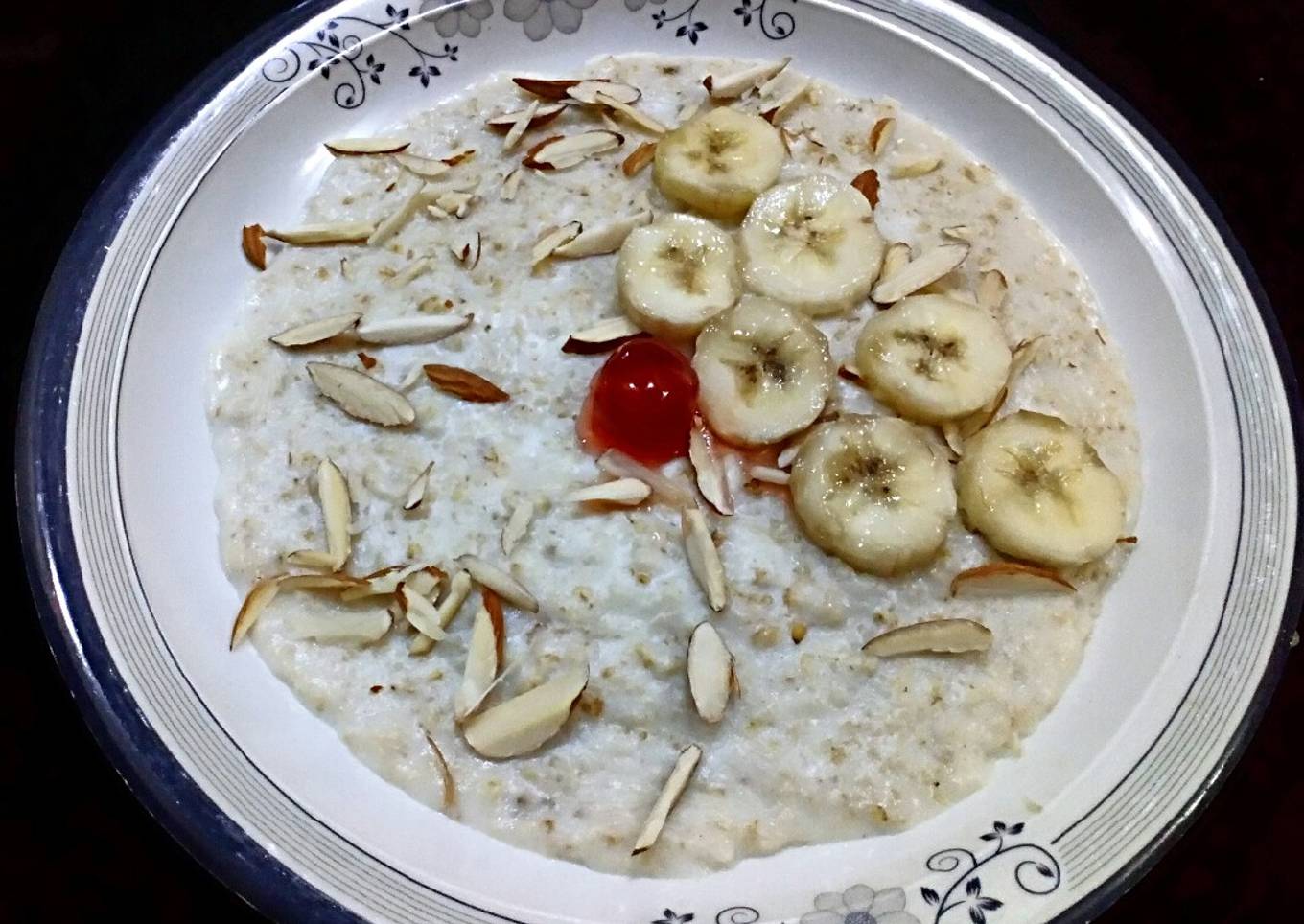 Healthy oats for breakfast
