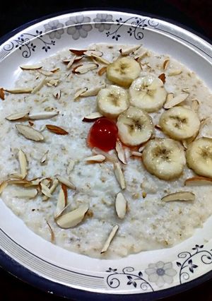A picture of Healthy oats for breakfast.