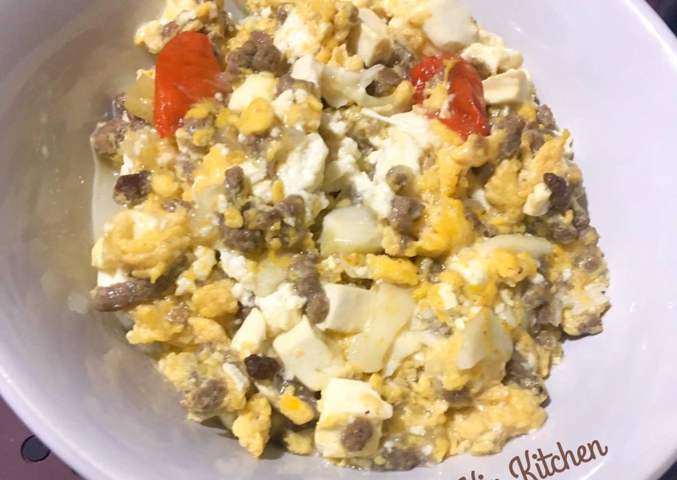 Mun Tahu Daging Cincang