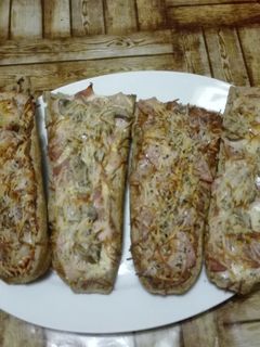 Una foto de Pan de pizza