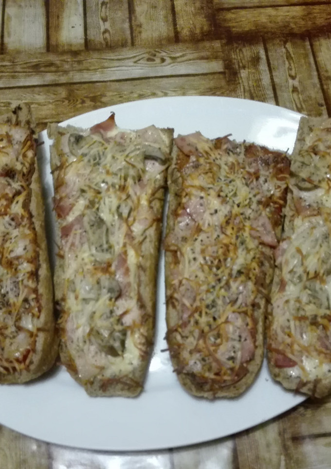 Una foto de Pan de pizza