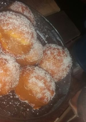 Una foto de Bolas de Fraile rellenas con dulce de leche!!!