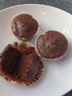 A picture of Quick and Moist Chocolate Cupcakes (Eggless).