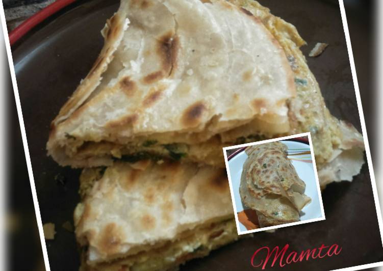 Egg laccha Parantha
