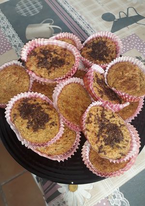 Una foto de Magdalenas de avena