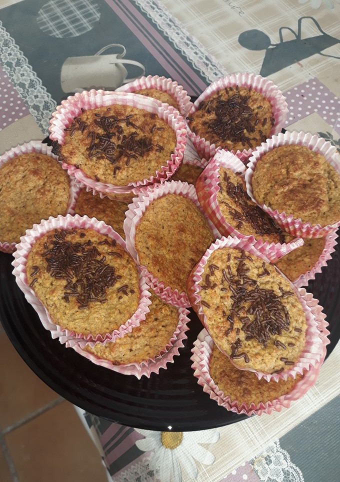 Una foto de Magdalenas de avena