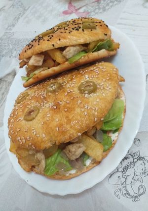 صورة لوصفة سندويتش دجاج