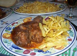 Una foto de Rabo de toro al estilo de la abuelita Nines