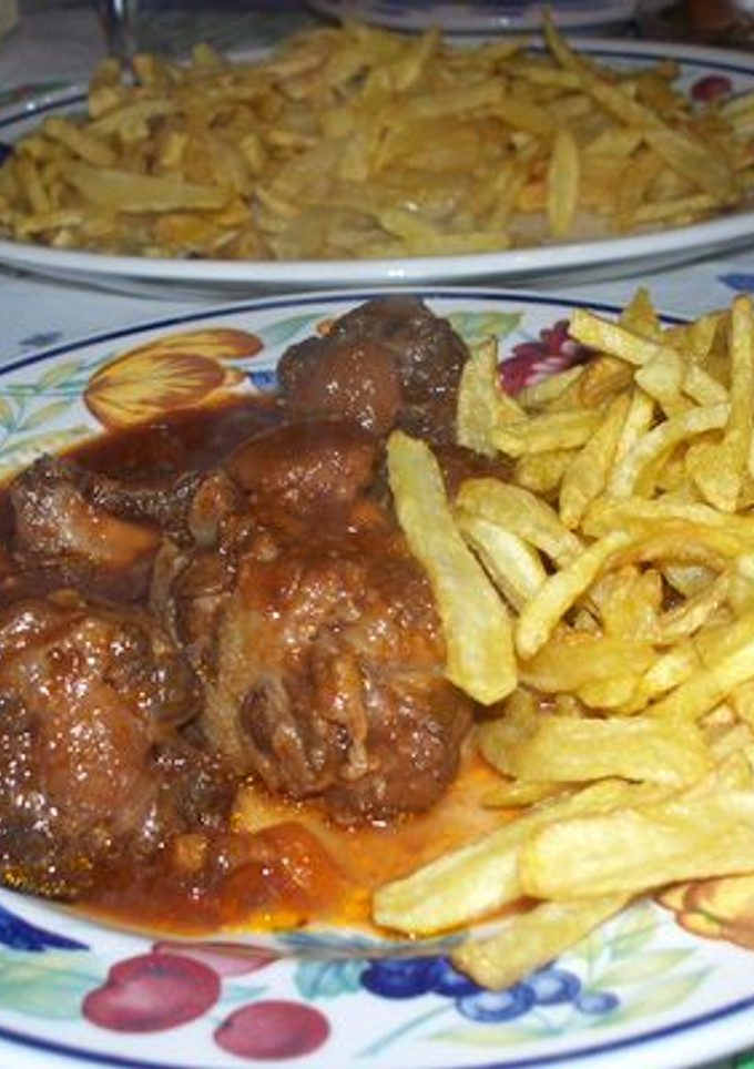Una foto de Rabo de toro al estilo de la abuelita Nines