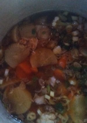 Foto resep Sop daging kerbau lobak putih