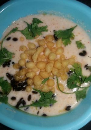 A picture of Boondi raita.