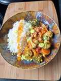 Curry brocolis pois chiches