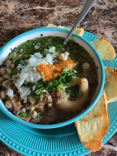 Una foto de Menudo blanco estilo Sinaloa a mi estilo y sabor
