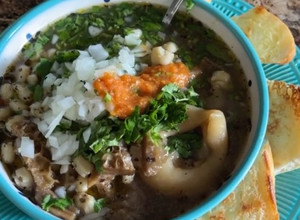 Una foto de Menudo blanco estilo Sinaloa a mi estilo y sabor
