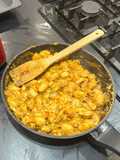 Gnocchi con calabaza & pollo