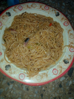 A picture of Simple spaghetti.