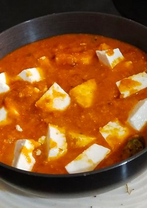 A picture of Dhaba Style Paneer Masala.