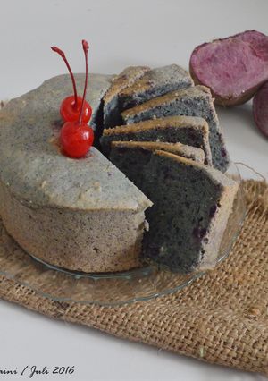 Foto resep Cake Ubi Ungu