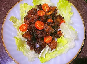 Foto resep Sate Goreng Jando AKA Sate Goreng Dendeng Lemak Sapi