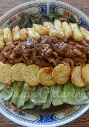 Foto resep Pok choy siram ayam teriyaki
