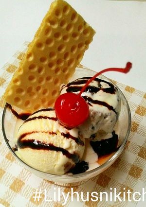 Foto resep Vanilla ice cream kraffel tango
