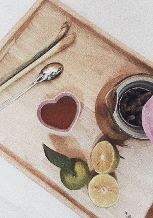 Hình của món Chanh Sả Mật Ong 🥃 (Lemongrass Tea with Lemon Honey).