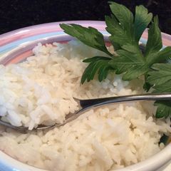 Boiled White Rice A picture of Boiled White Rice.