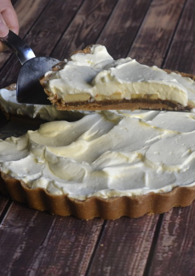 Una foto de Tarta de Banana Split